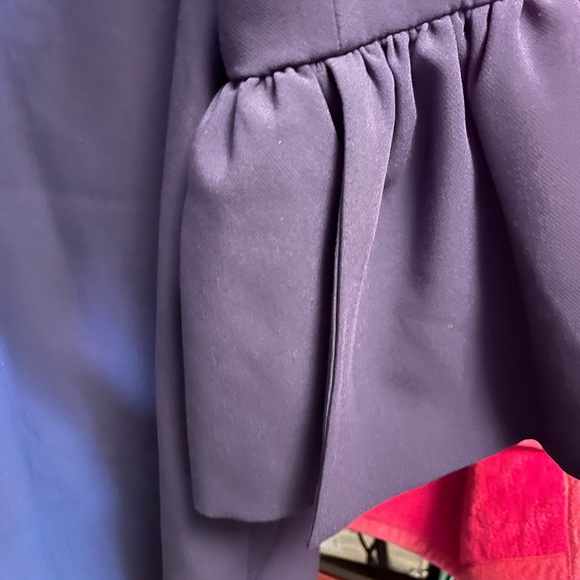 Banana Republic Bell-Sleeve Coat JACKET Size XL blue‎ NWOT - Picture 5 of 10